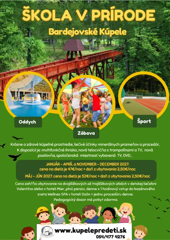 Školy v prírode 2027